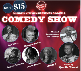 Olaide's Kitchen Dinner + Comedy Show