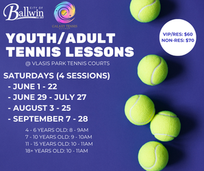 Youth and Adult Tennis Lessons