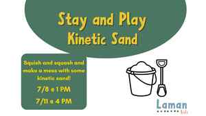 Stay & Play: Kinetic Sand