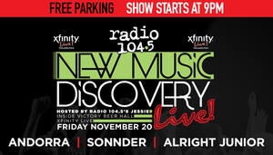 New Music Discovery Live! November Concert