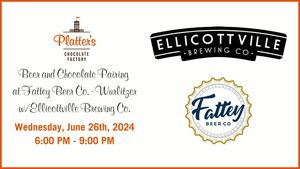 Beer and Chocolate Pairing at Fattey Beer Co. - Wurlitzer with Ellicottville Brewing Company
