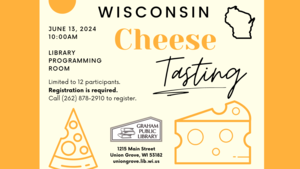 Wisconsin Cheese Tasting