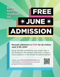 Boca Raton Museum of Art Offers Free June Admission