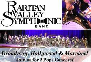 Raritan Valley Symphonic Band Annual Pops Concert – “Broadway, Hollywood, and Marches” @ Franklin