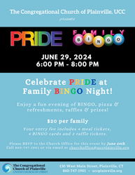 C.C.P. presents...PRIDE Family BINGO Night!