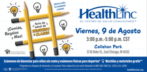 HealthLinc East Chicago Harbor 2024 Back to School Fair