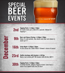 Free Craft Beer Tapping Party at Rock Bottom Brewery