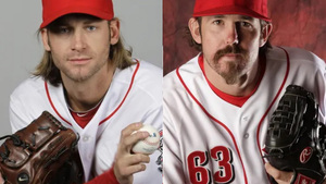 Bronson Arroyo & Sam LeCure Autograph Signing
