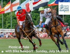 Picnic at Polo with Bike Newport