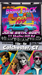 Bring Back the RAD III - 80s & 90s Car Show