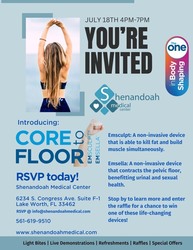 Shenandoah Medical Center Ribbon Cutting Open House featuring New EmSculpt Neo and EmSella Treatment