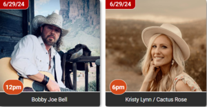 Bobby Joe Bell, Kristy Lynn at Foley Ranch - LIVE