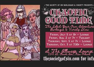 Chaotic Good Time: The Select-Your-Own-Adventure Burlesque & Variety Show