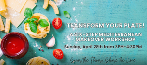 Transform your Plate! A Six-Step Mediterranean Makeover Workshop
