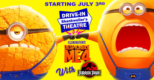 Drive-In Double Feature: DESPICABLE ME 4 and JURASSIC PARK