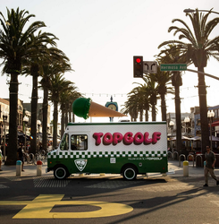 Topgolf Ice Cream Truck Visit