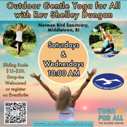 Outdoor Community Gentle Yoga for All with Rev Shelley Dungan at Norman Bird Sanctuary