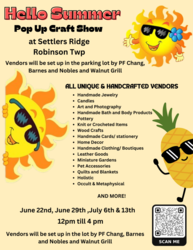 Hello Summer Craft Show Pop Up