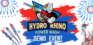 Hydro Rhino Power Wash Demo Event