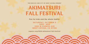 2024 ESGVJCC Akimatsuri Fall Festival