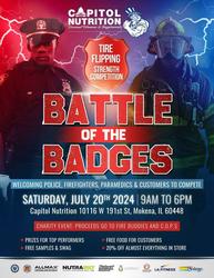 Battle of the Badges Tire Flipping Competition & Sale