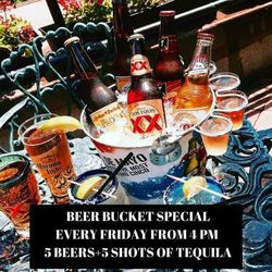 Friday Beer Bucket Specials at Coyote Crossing