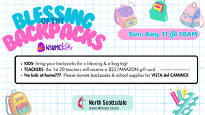 Blessing of the Backpacks