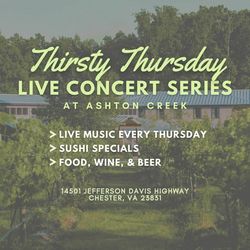 Thirsty Thursdays Concert Series | Live Music, Sushi, Wine