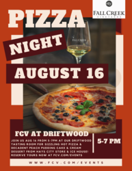 Pizza Night at Fall Creek Vineyards at Driftwood