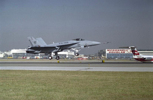 Celebrate F/A-18 E1 Exhibit at Nat'l Museum of Transportation