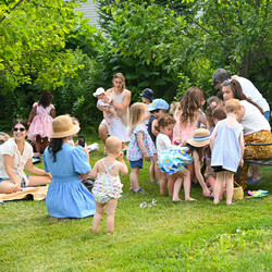 Groton History Center’s 1st Children’s Storytime in Georgianna’s Garden