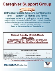 Caregiver Virtual Support Group