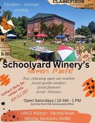 Schoolyard Winery's Farmers Market