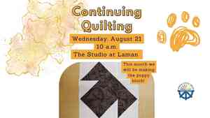 Continuing Quilting: Puppy Block