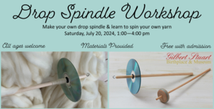Drop Spindle Workshop This Saturday