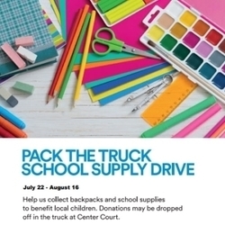 Ross Park Mall Back-To-School Supply Drive
