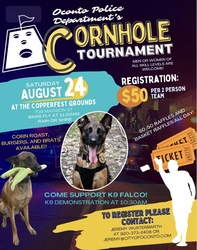 Oconto Police K9 Cornhole Tournament Fundraiser