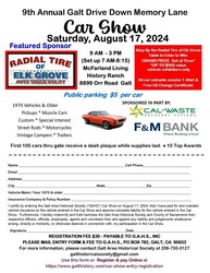 Drive Down Memory Land Car Show