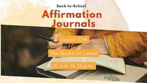Back To School Affirmation Journals
