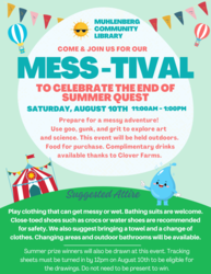 Mess-tival and Sidewalk Book Sale
