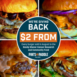 Pints & Paddle Burger Special