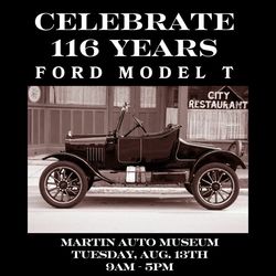 Model T Celebration at the Martin Auto Museum