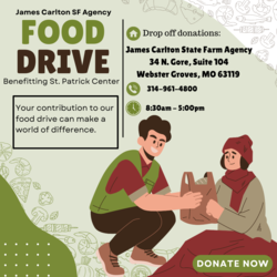 Food Drive benefitting St. Patrick's Center