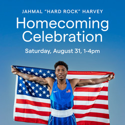 Homecoming Celebration for Local Boxer Jahmal Harvey