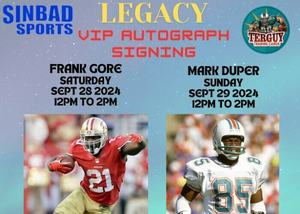 Frank Gore Legacy VIP Autograph Signing