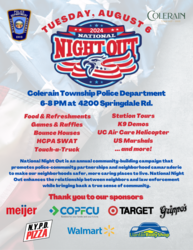 National Night Out - Colerain Township Police Department
