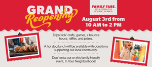 Family Fare Grand Reopening Party for Holland Community