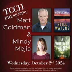 Totally Criminal Cocktail Hour featuring Matt Goldman & Mindy Mejia