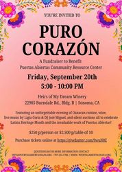 Puro Corazón para beneficiar al Centro de Recursos Comunitarios de Puertas Abiertas