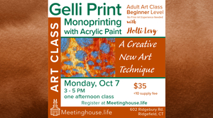 Gelli Print – Monoprinting with Acrylic Paint